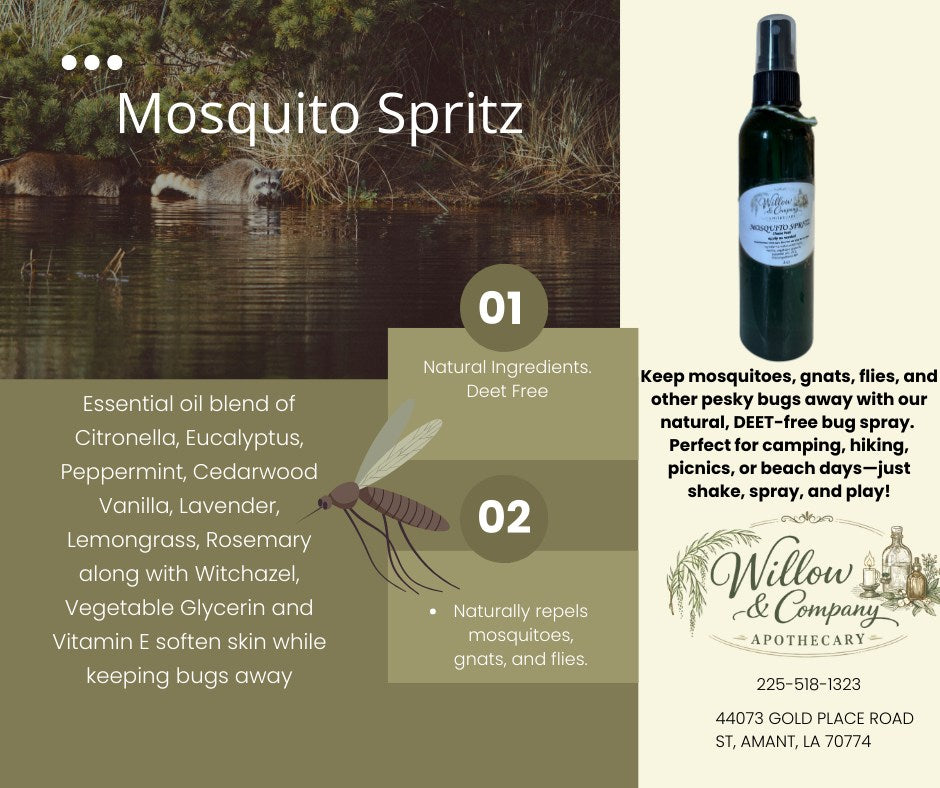 Willow & Company Mosquito Spritz - 4oz
