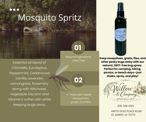Willow & Company Mosquito Spritz - 4oz